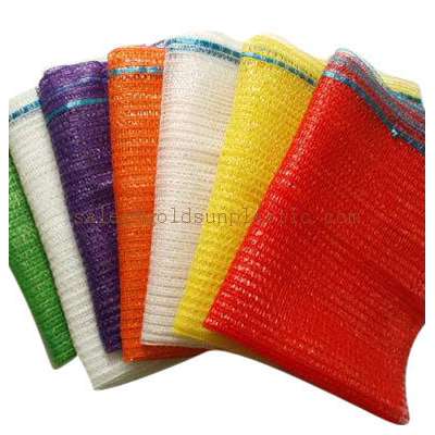 PP woven fruit mesh net bag manufacturers, onion vegetable fruit leno mesh bag